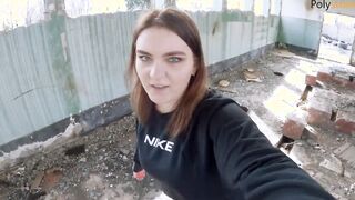 Incredible Sexy sluts nailed her BF on an abandoned vehicle ...
