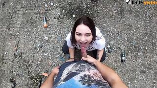 Painted graffiti and get banged! right there