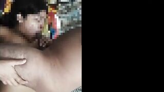 Sexual Punjab cheating housewife sucking off her boss huge cock