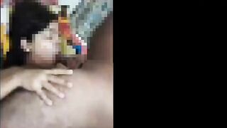 Sexual Punjab cheating housewife sucking off her boss huge cock