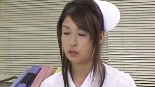 Sexual Cutie Nurse do a self masturbation with her sex sex toys.