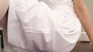 Sexual Cutie Nurse do a self masturbation with her sex sex toys.