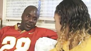 2 african stud taking turns as they screwed adorable Bombshell rough