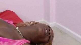 African stud fucks a thick african whore indoors then jizzes