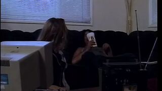 Hunk gets to suck on a sorority girls tight vagina