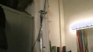 sexy black bounces her bushy twat on a white white penis
