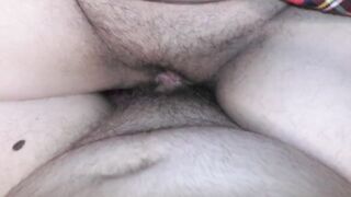 Long boobed college chick fem dom rides my penis,but condom broke