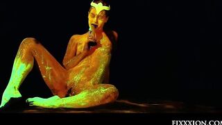 Glow inside the dark babe
