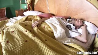 Long penis destroys blonde Maids Butt and Twat - ejaculates on face