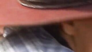 Cowgirls fucking outdoors with strapons