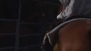 Cowgirls fucking outdoors with strapons