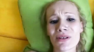 Huge penis meets young blonde cunt