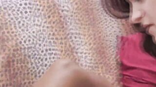 Dyke Janessa and Ashley sex with vibrators for Russian 18 yo