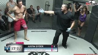 Slender turkish dark hair 18 year old fucks inside a boxing ring