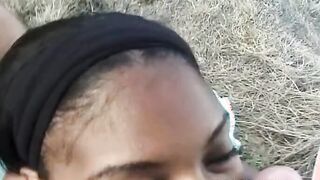 2 african girls into Bae action on the beach