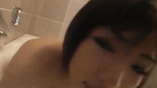 Bathing oral sex chinese 18 blows dick