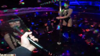 performance of the master with his submissive live sex and I come into their mouths