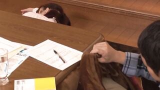 https://bit.ly/31q8Al4　I can't stand the defenseless lower body inside the kotatsu and it's mischievous! A stunning women who seems to be an adult begins to writhe without making a voice so as not to be understood by others ...[Part 4]