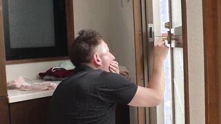 https://bit.ly/3IcGcUz While searching for the panties of an mature voluptuous woman, She noticed me and said "Do you have a lust for such an old woman's lingerie?". Japanese amateur private porn. [Part 4]