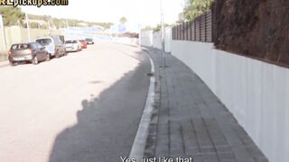 Pulled adorable Hispanic offer oral sex inside point of view before screwed inside outdoor
