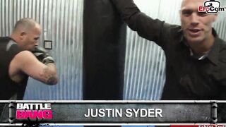 Slender turkish dark hair 18 fucks into a boxing ring