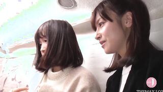 Female Director Haruna's Amateur Dyke Picking Up Girls 110 Friends And Tsubaki Kato Punishment First Lesbo 3P Iki Rolling Punishment Game! Intro