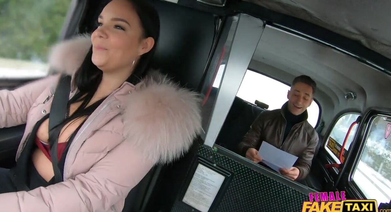 Female Fake Taxi Her butt gets banged and her long melons bouncing